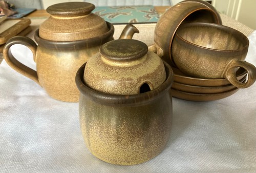 Denby romany tea pot sugar - tea,