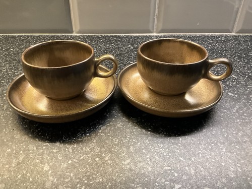 Denby romany cups - romany, x