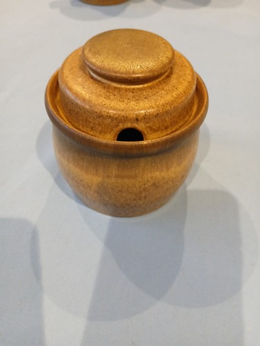 Denby pottery lidded - pottery,