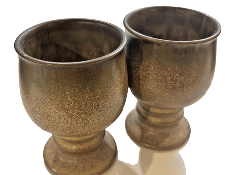 Vintage denby romany goblet - vintage,