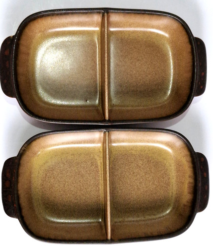 Pair vintage denby romany - pair,